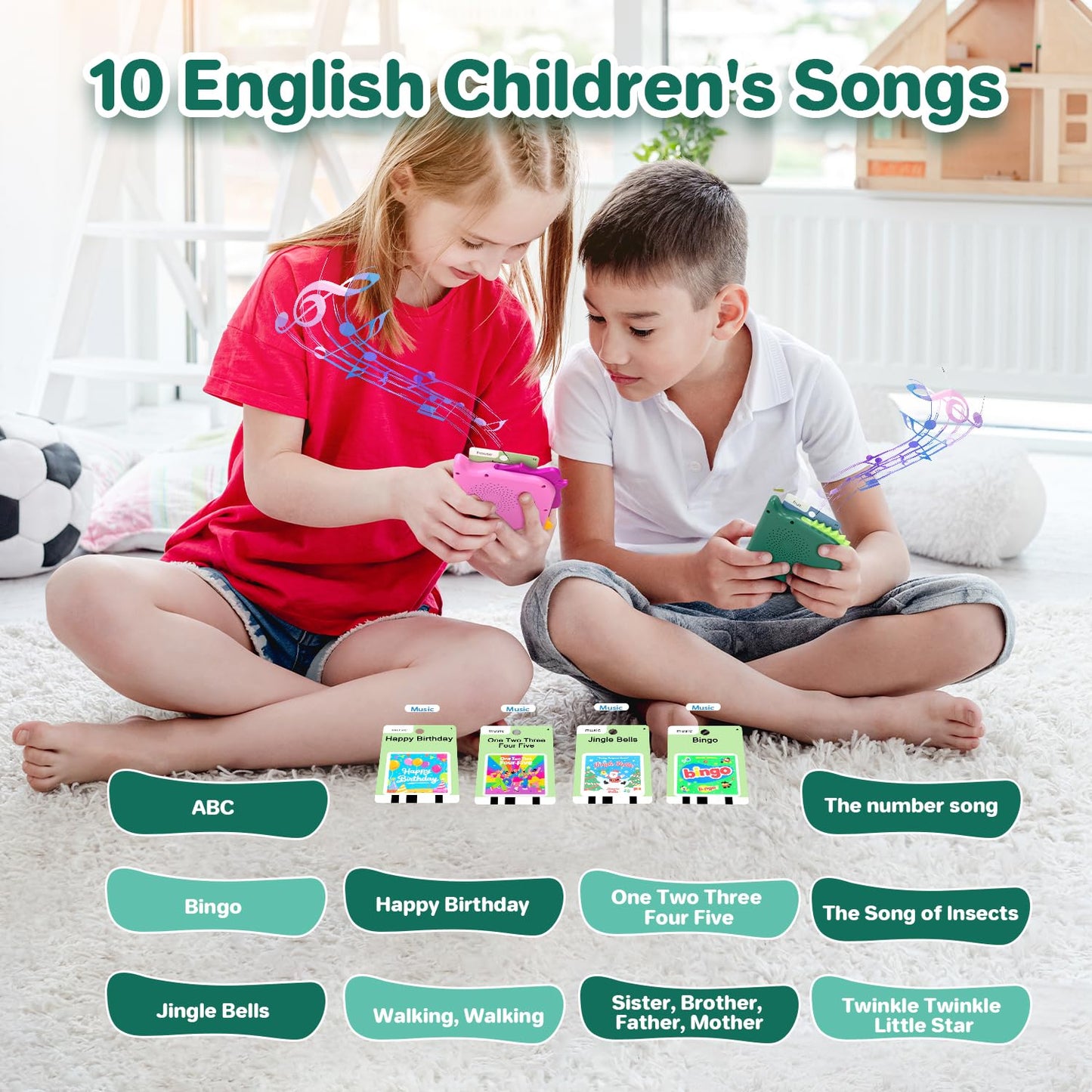 Talking Flash Cards for Toddlers 1 2 3 4 5 6 Year Olds, 420 Sight Words, Montessori Toys to Learning, Pocket Speech Therapy Toys for Toddlers, Sensory Preschool Educational Birthday