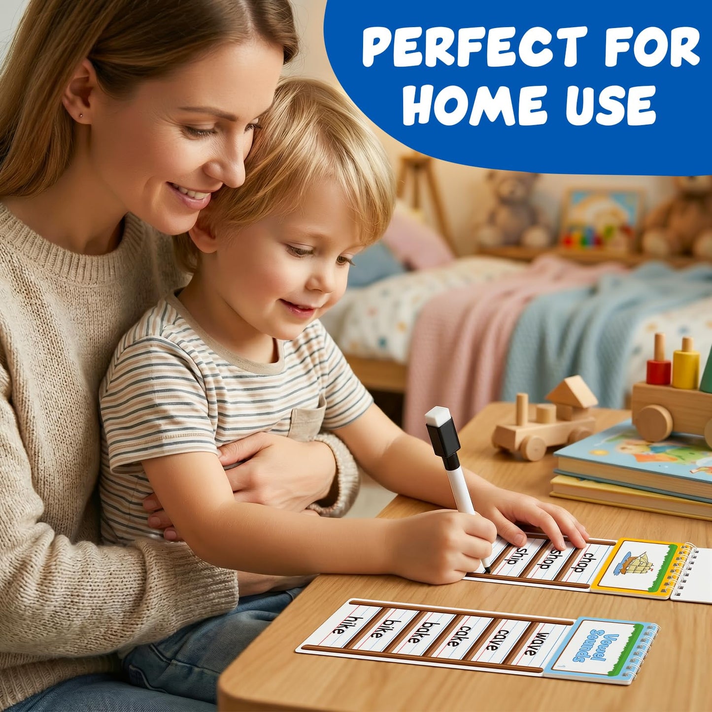 Edulok 30 Word Ladder Flip Books,Phonics Flash Cards,Word Ladders Word Family Build Book,Sight Words Reading Spelling Games Phonics Flip Books for Kids Classroom Homeschool Preschool Learning Activity