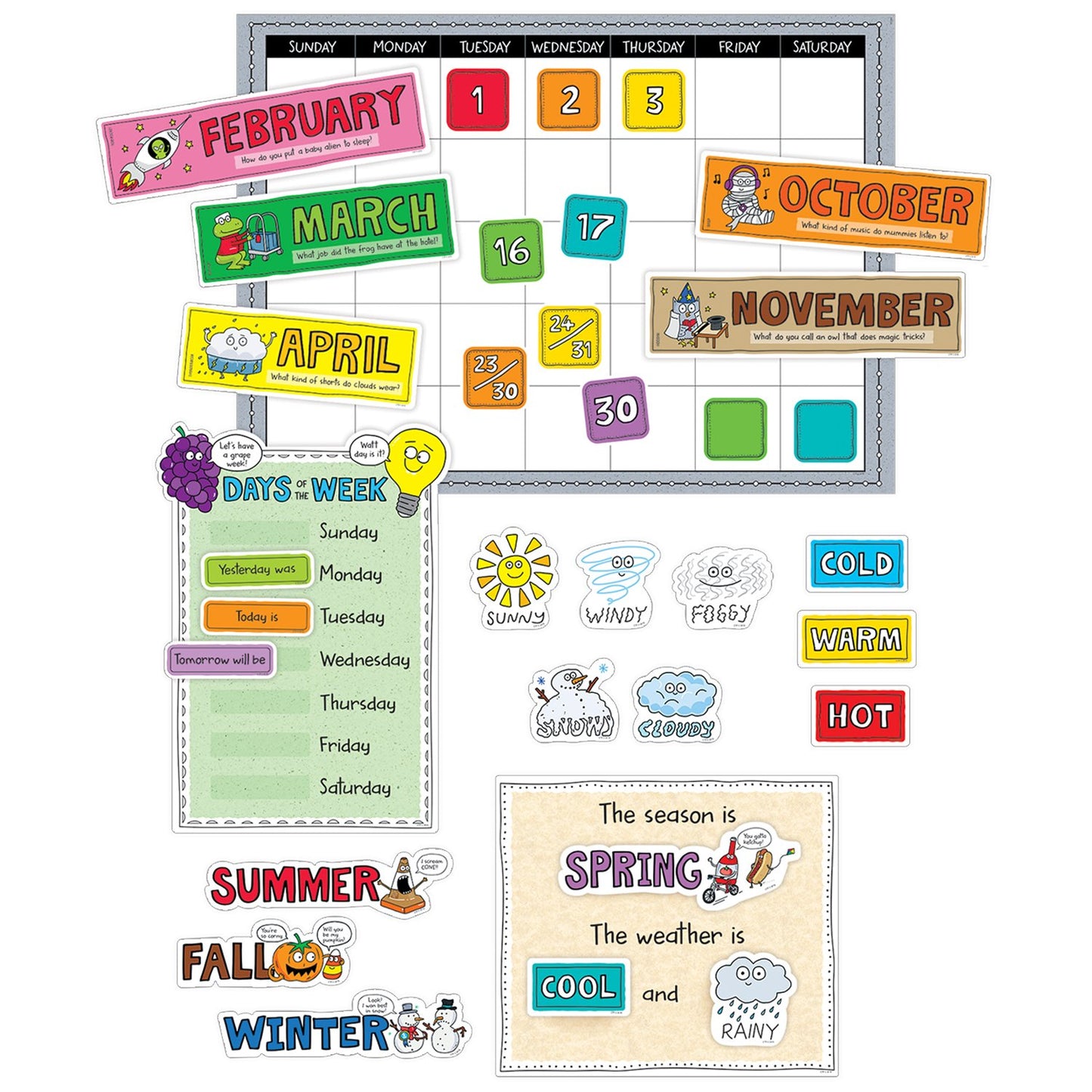 Creative Teaching Press So Much Pun Calendar Set (3108)