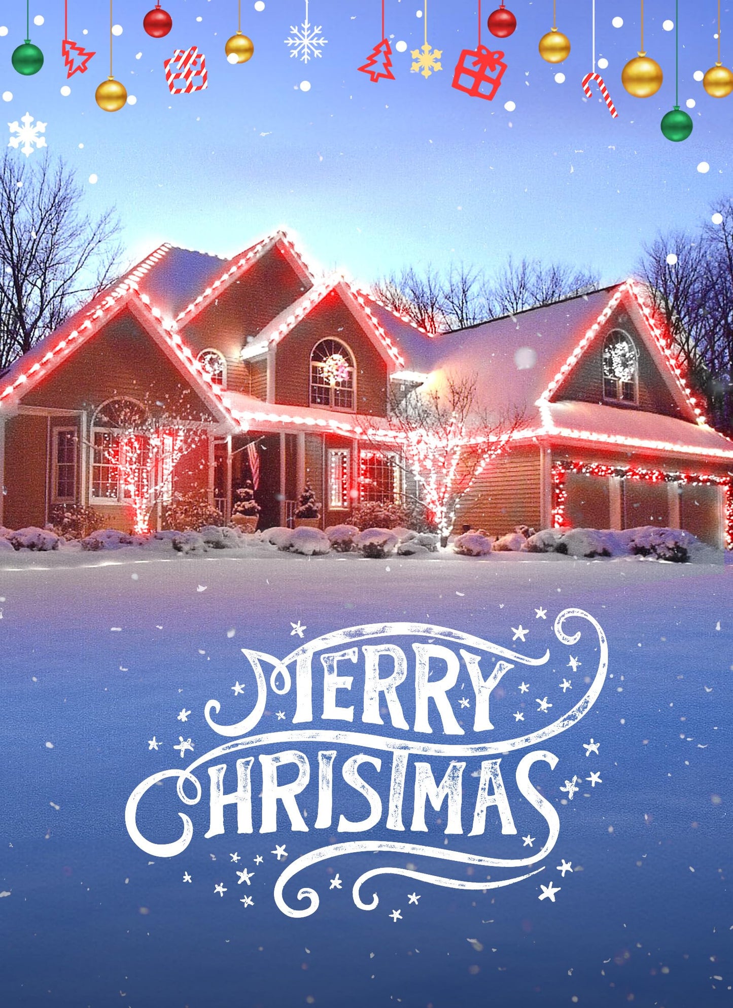 Minetom C9 Christmas String Lights, 100 Ft, 100 Red LED Bulbs, Connectable, UL Certified for Indoor/Outdoor Use