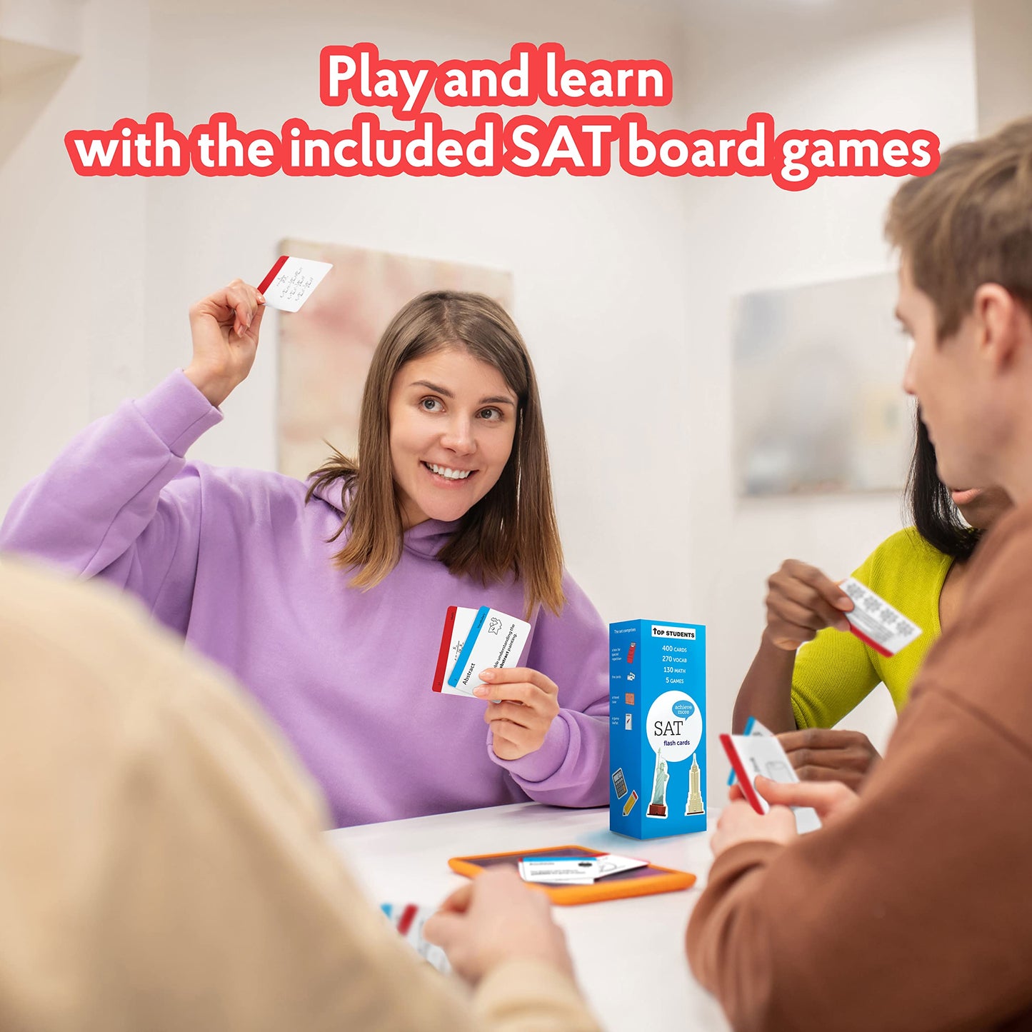 SAT Flash Cards 2026 | 400 SAT Vocabulary + SAT Math Flash Cards | SAT Prep | SAT Math Cards | SAT Vocab Cards | SAT Prep Cards | SAT Words | SAT Classroom and Home Kit | SAT Digital Prep