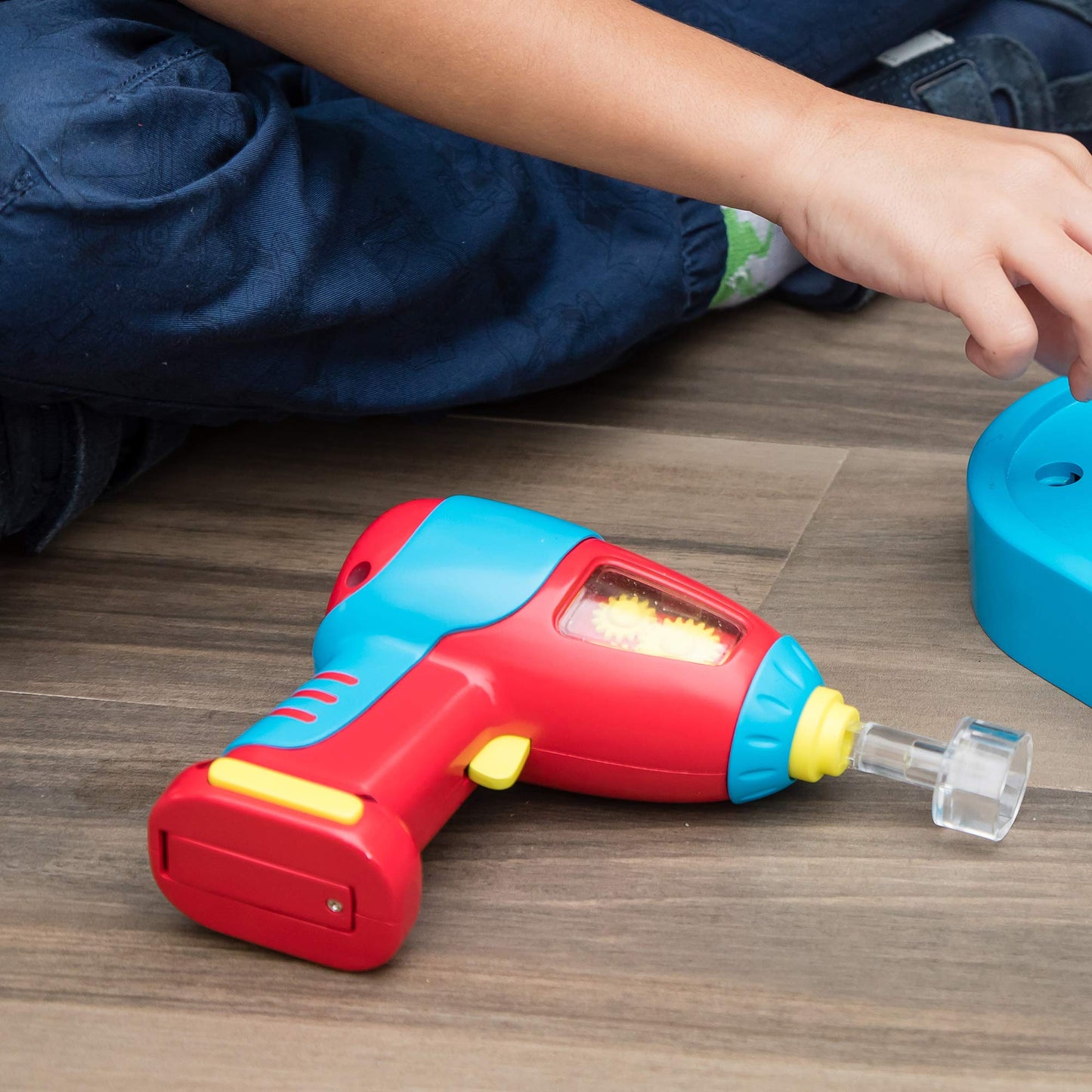 Educational Insights Design & Drill Power Drill Compatible with All Sets, Real Working, Kid-Friendly Toy Tool