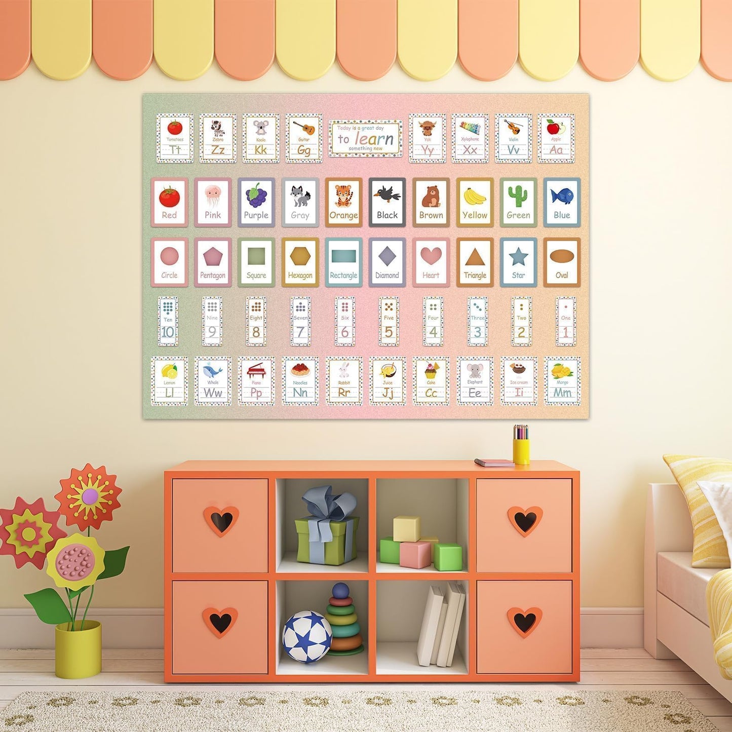 Qyeahkj Boho Bulletin Board Paper Roll Pink Bulletin Board Background Paper Fade Resistant Poster for Art Craft Classroom Supplies17.7in x 20ft
