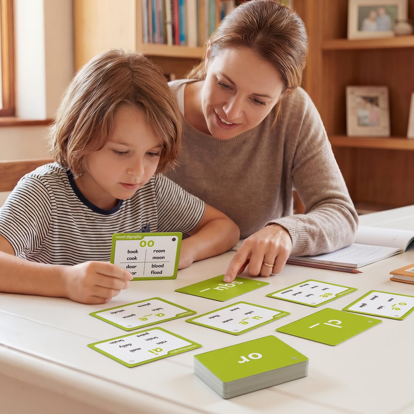 Torlam Sight Words Flash Cards for Kids Phonics Learning,Learn to Read Digraphs CVC Blends Long Vowel Sounds Spelling Reading Phonics Games, Site Words for Classroom Homeschool