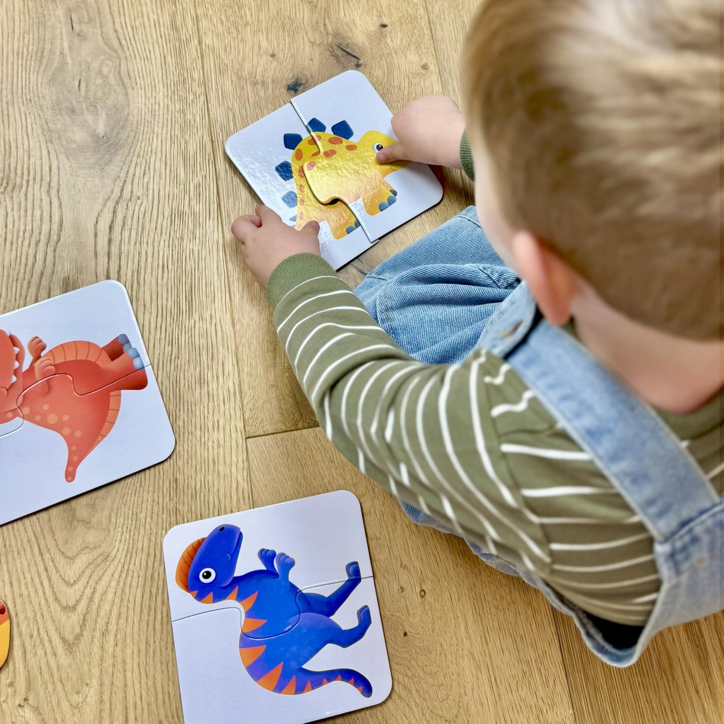 The Learning Journey: My First Match It - Dinosaurs - 2 Year Old Toys, Puzzles for Toddlers, Toddler Puzzle, Educational Toys for 2 Year Old - 15 Self-Correcting Matching Puzzles - Award Winning Toys