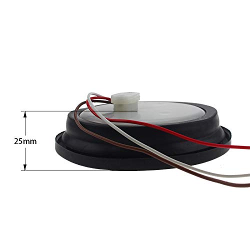All Star Truck Parts 4in Round LED Trailer Tail Light 24 LEDs IP67 Waterproof Model ASTPL012R4C2 White