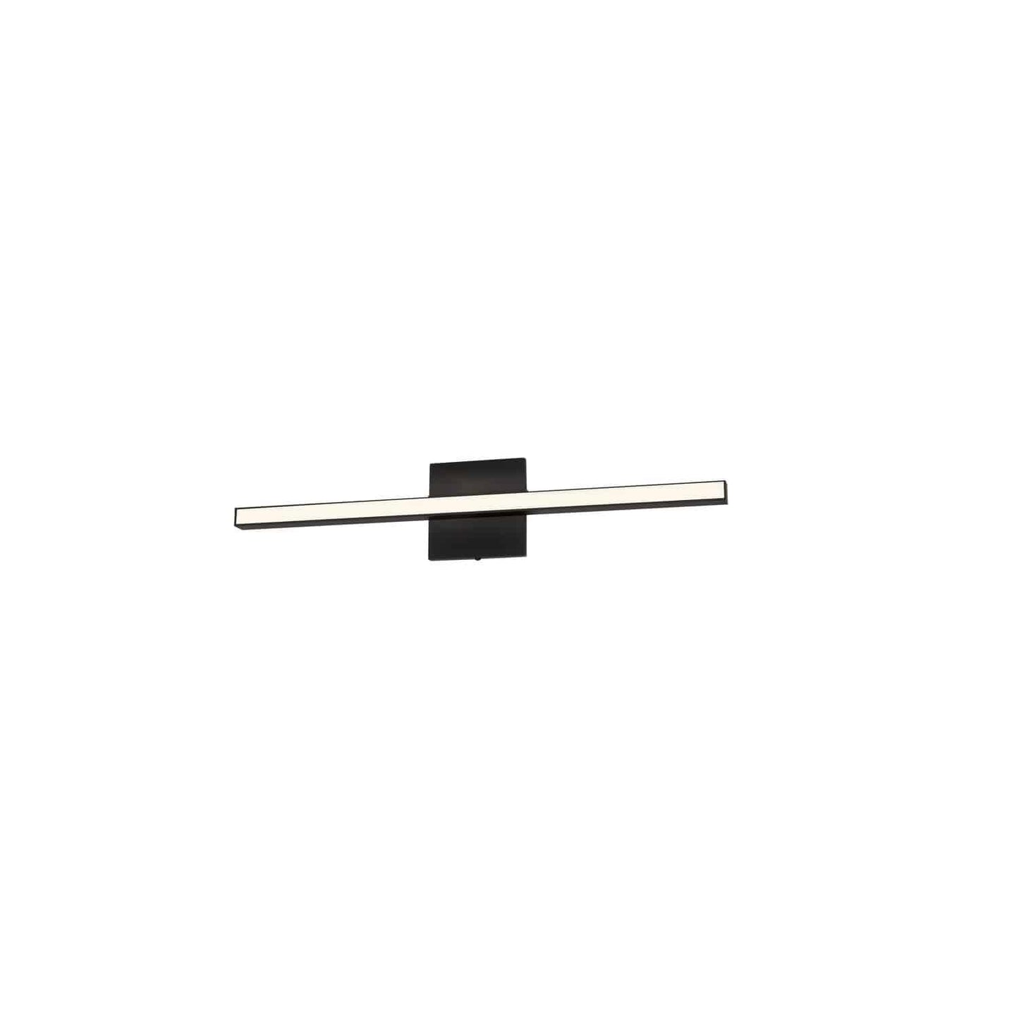 Dainolite 18W Vanity Light, Matte Black, Model ARL-2418LEDW-MB