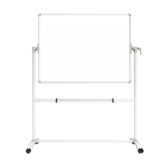VIZ-PRO Double-Sided Magnetic Mobile Whiteboard, 48 x 36 Inches