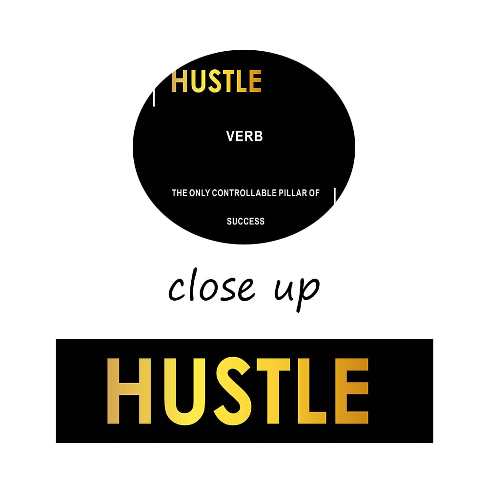 Motivational Canvas Wall Art Inspirational Entrepreneur Quotes Poster Print Inspiring Positive Sign Picture Painting Artwork for Modern Home Gym Bedroom Living Room Ready to Hang [12''W X 18''H]