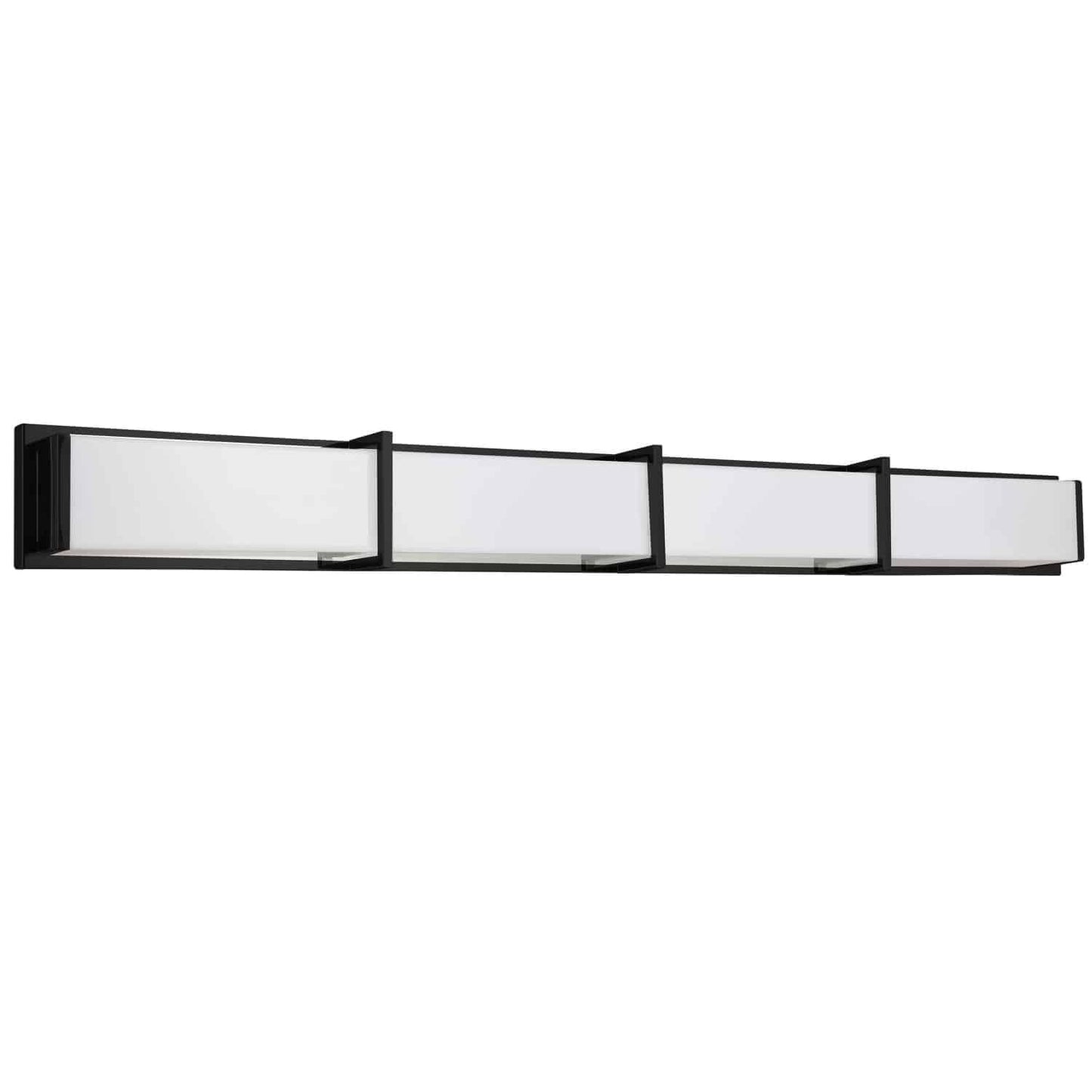 Dainolite VLD-415 Modern LED Vanity Light Fixture 3000K 46.25in  Matte Black Horizontal/Vertical Install