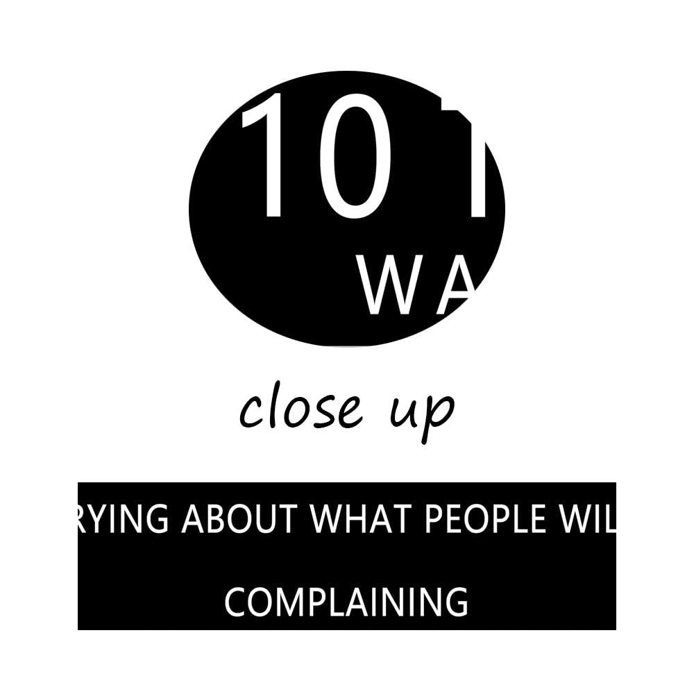 Inspirational 10 Time Wasters Wall Art for Office Motivational Positive Quote Canvas Poster Wall Decor Paintings Wooden Framed Artwork Living Room Bedroom Home Decoration Ready to Hang [24''W x 36''H]