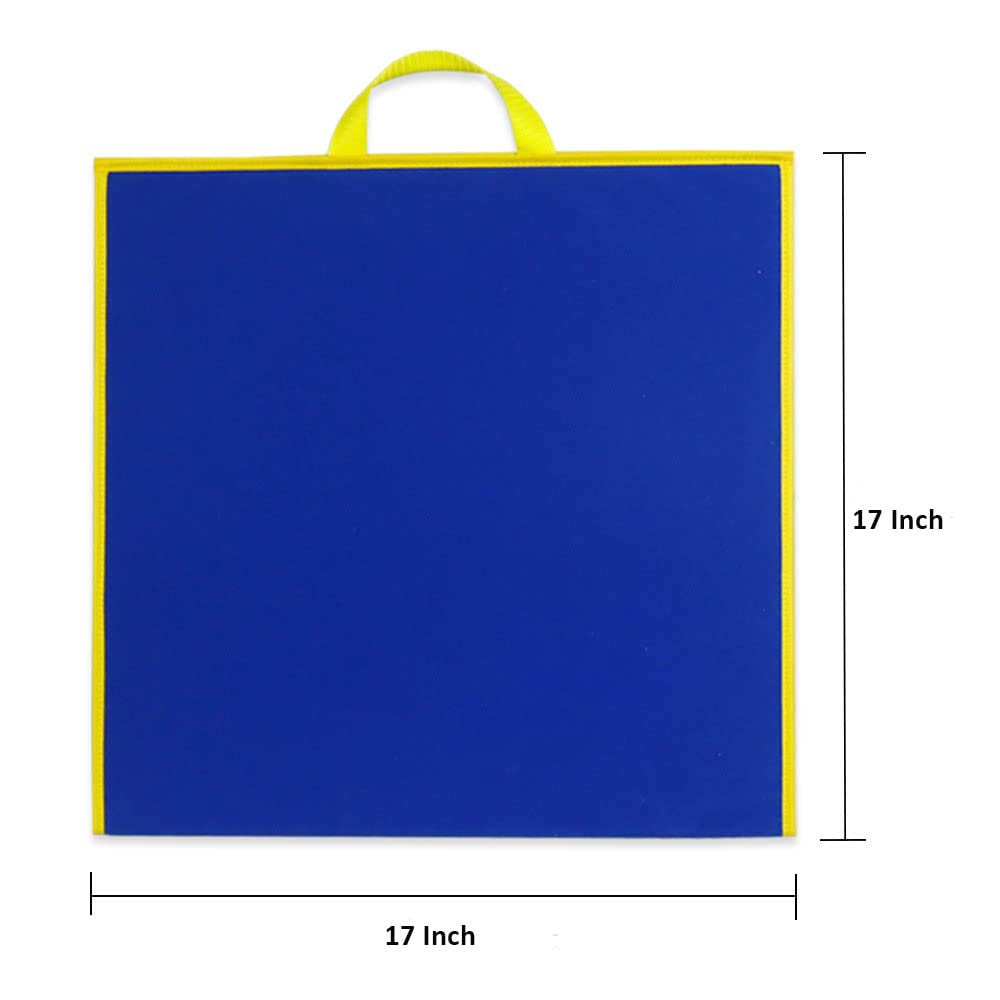 Topwon Felt Board, Folding Flannel Playboard Preschool Toddler Stories Boards, Animal Story Learning Double-Side Stand Flannel Board (Not Including Animal Felt)