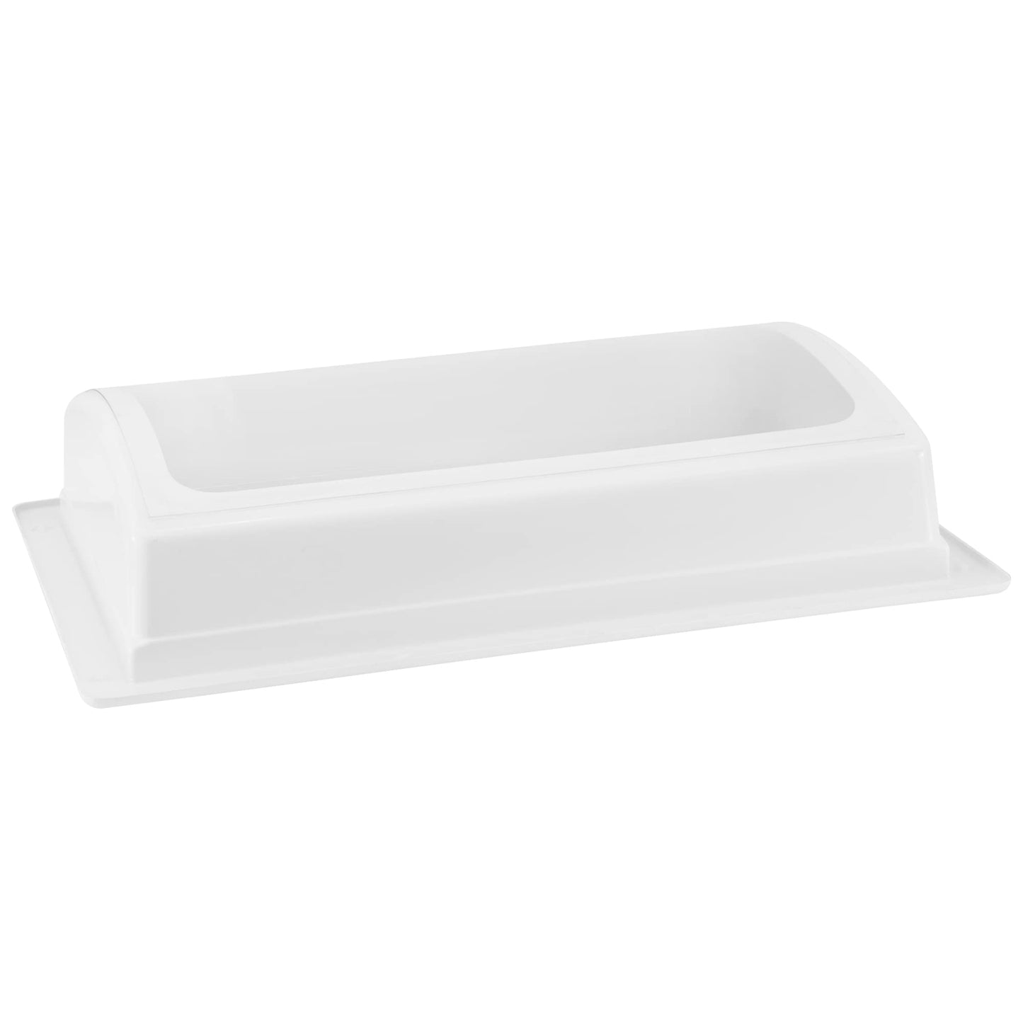 RecPro RV Skylight Inner Dome, Clear Window, 14in x 22in, Model RP-5053, White