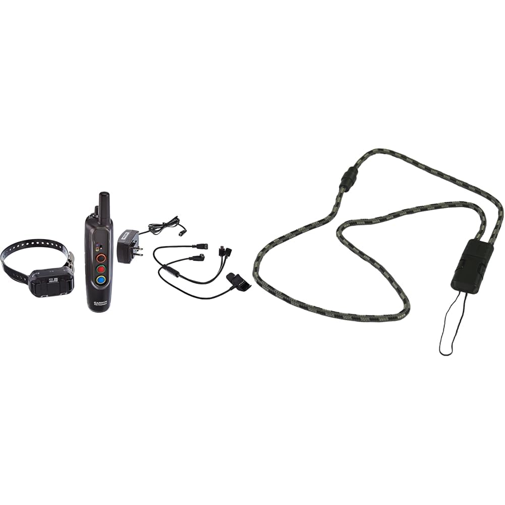 Garmin Pro 70 Dog Training System Bundle with Garmin Quick Release Lanyard, Standard Packaging
