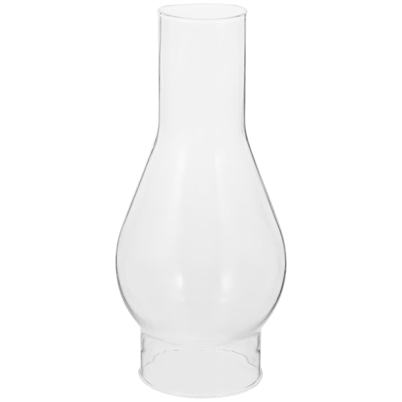 Baluue Clear Glass Oil Lamp Chimney Replacement, 6.5in x 3in, Retro Windproof Hurricane Shade, Transparent, Model 26176229P1O47525ERGEX