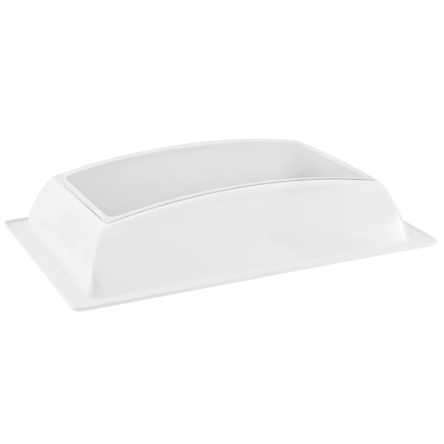 RecPro RV Skylight Inner Dome, Clear Window, 14in x 22in, Model RP-5051, White