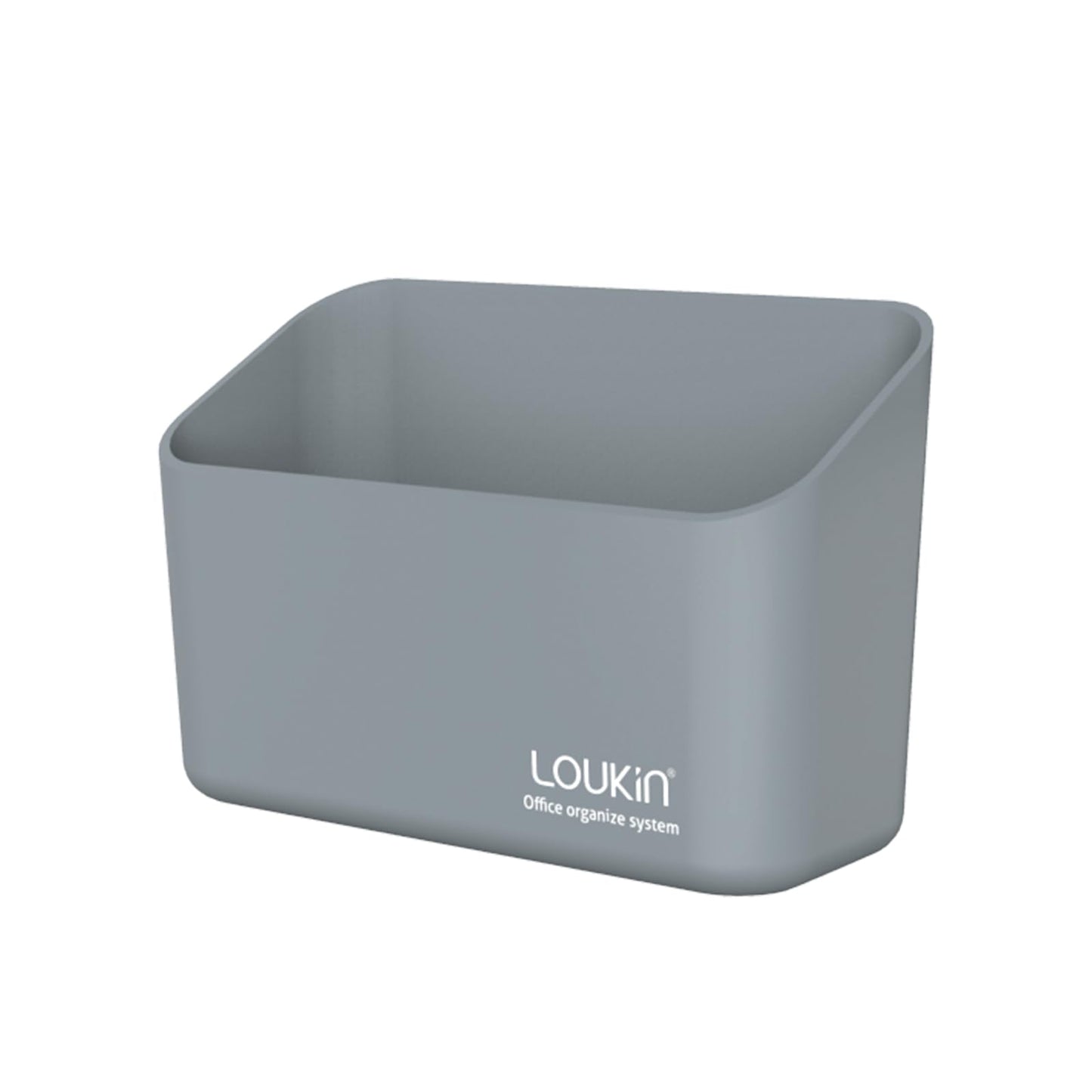 loukin Magnetic Marker & Remote Control Organizer, Dry Erase Marker Holder, Magnetic Storage for Whiteboard or Refrigerators (Gray)