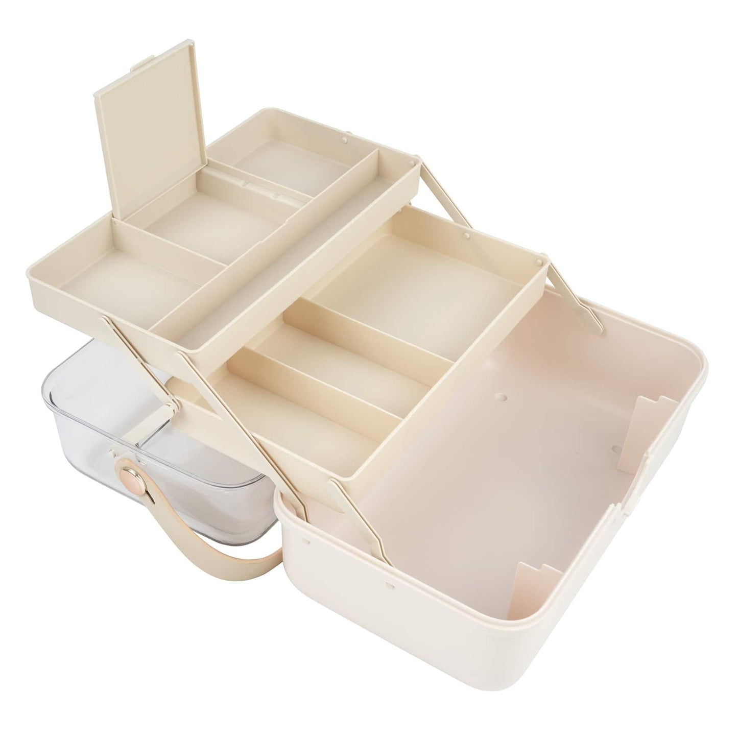 Artist's Loft Medium Taupe Storage Box - Store, Organize, and Transport Art and Crafting Supplies - 1 Pack
