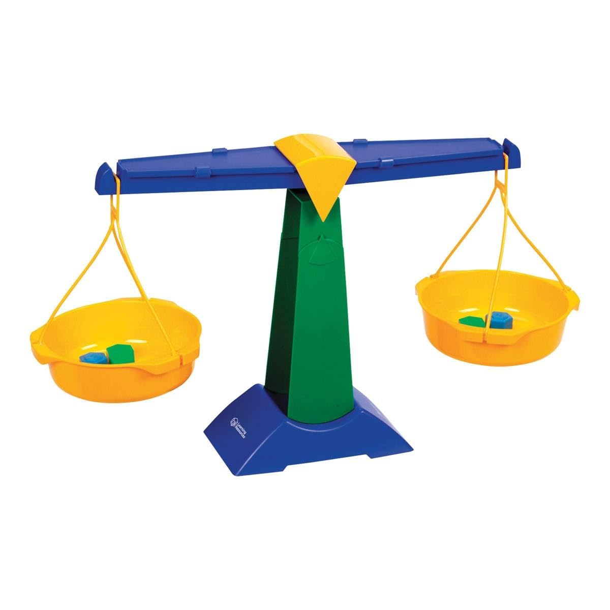 Learning Resources Pan Balance - Back to School, Homeschool, Math Toys, Teach Mass & Measurement, Ages 3+
