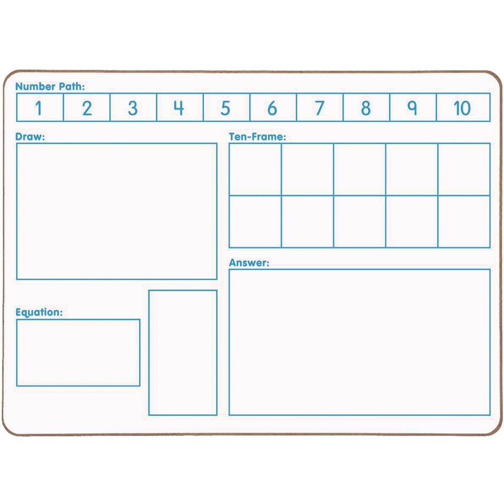 Solving Problems Two-Sided Dry Erase Boards Set