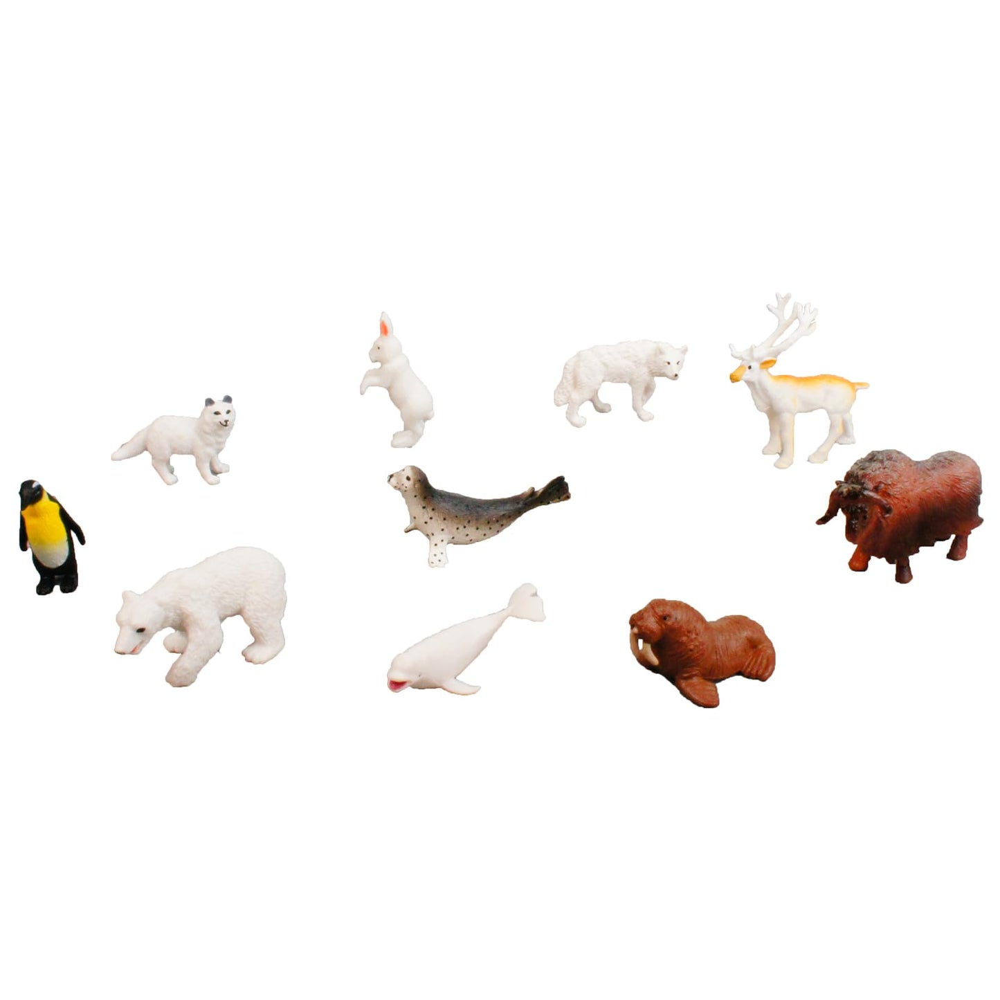 ancona Antarctic Animals, Spanish/English Bilingual, Montessori Preschool Memory Matching Game Box Set with Animal Figurines & 3-Part Cards, Early Education Toy