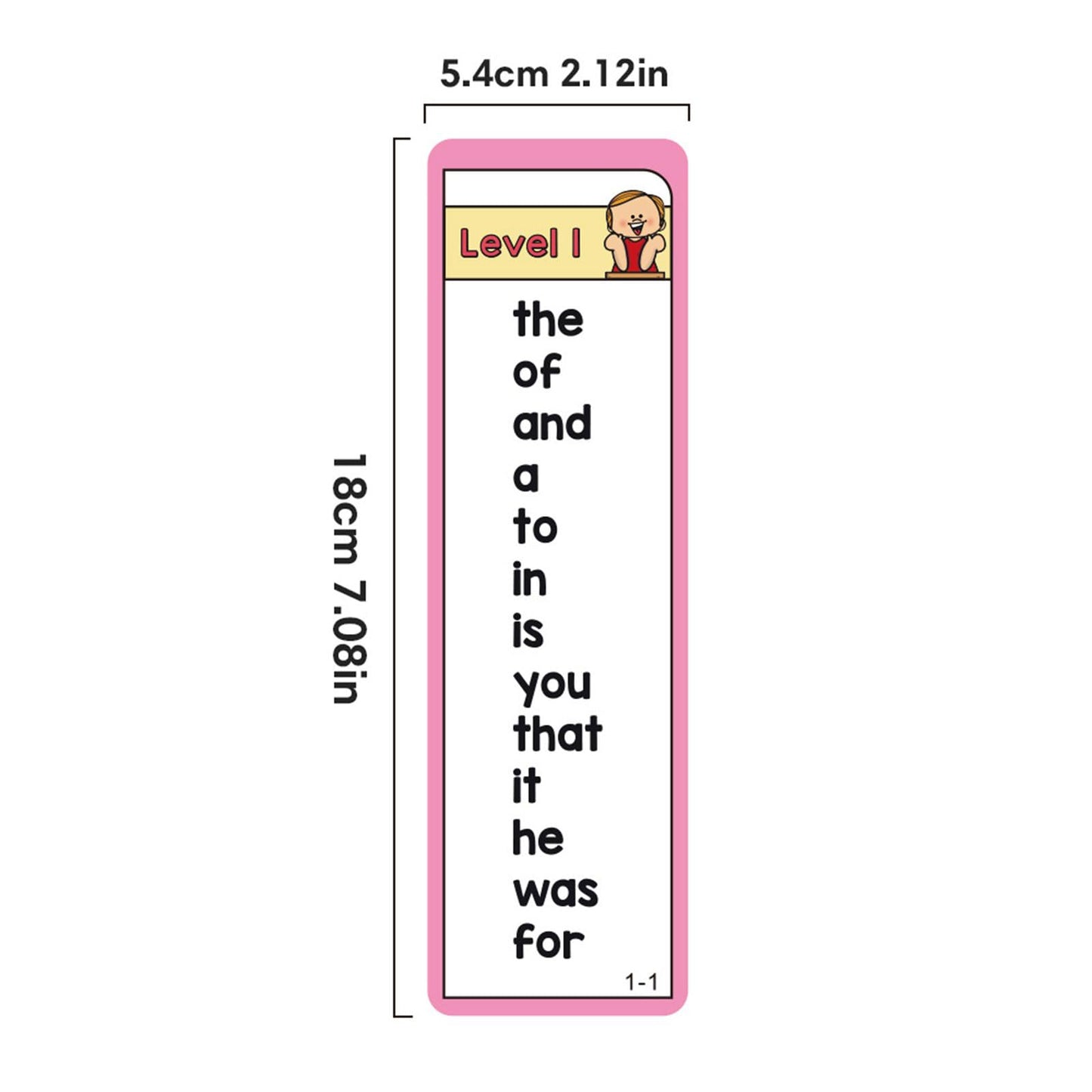 Sided Vocabulary Flashcards Educational Learning Cards High Frequency Sight Words Learn to Read Sight Words
