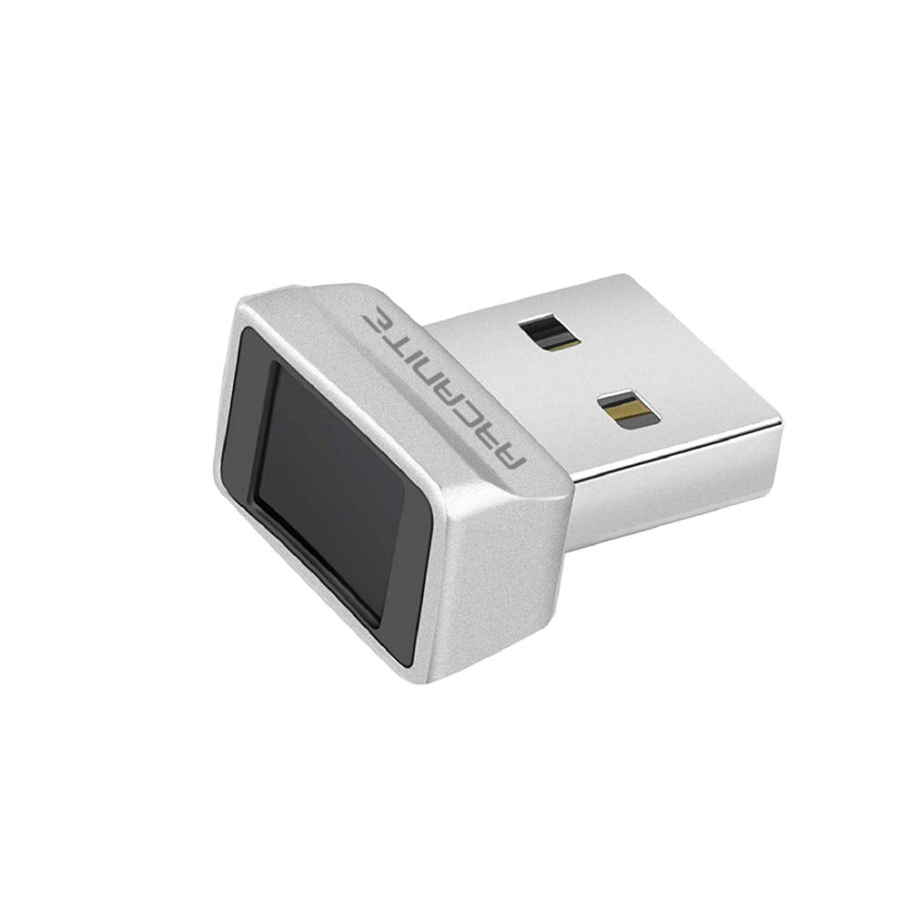 ARCANITE USB Fingerprint Reader for Windows 10 Hello, 0.05s 360-Degree Sensor Security Device, AKFSD-07