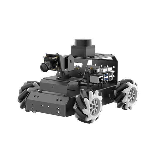 LewanSoul Robot Car for Raspberry Pi 5 ROS2 Programmable AI Vision Smart Robot Kit 360° Movement Chassis, Lidar SLAM Mapping Navigation Path Planning Autonomous Driving, MentorPi M1 with RPi 5 4GB