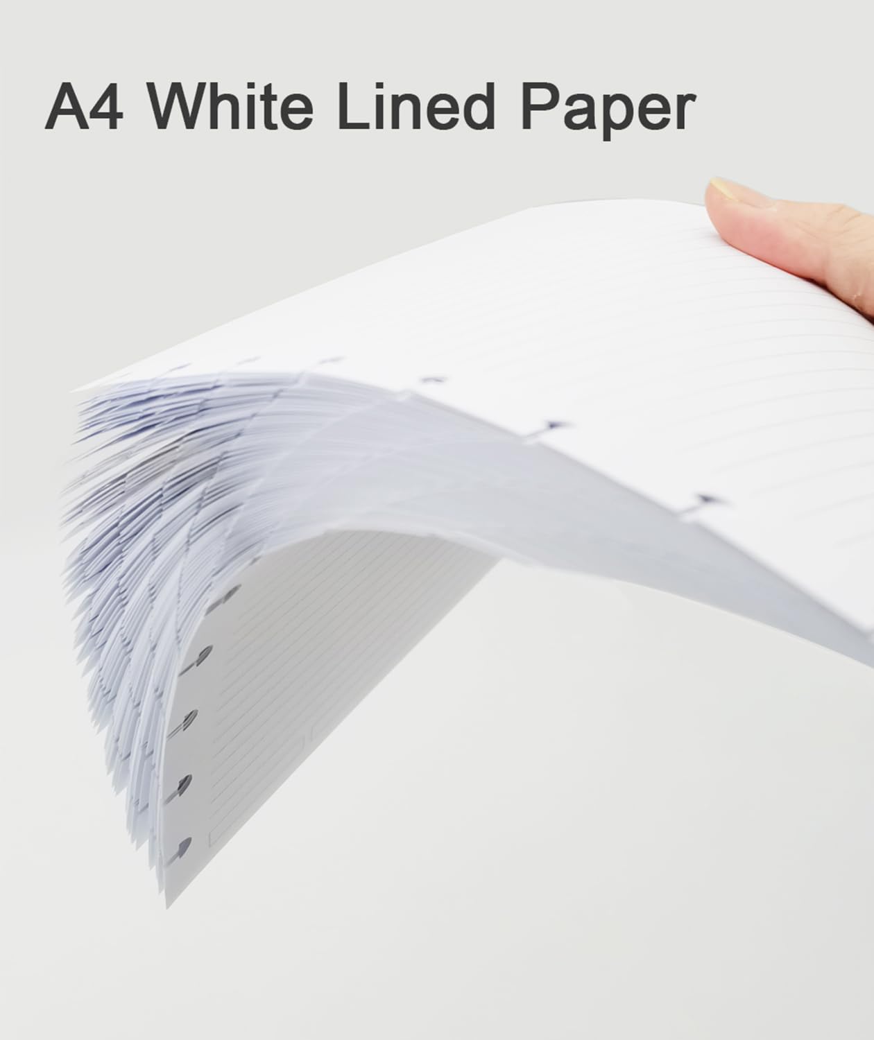 (2-Pack) Letter Size TUL Discbound To Do List Refills, 11 Disc Daily Planner Insert, 200Sheets / 400Pages To Do Paper, 100gsm White Paper, 8.5'' x 11''