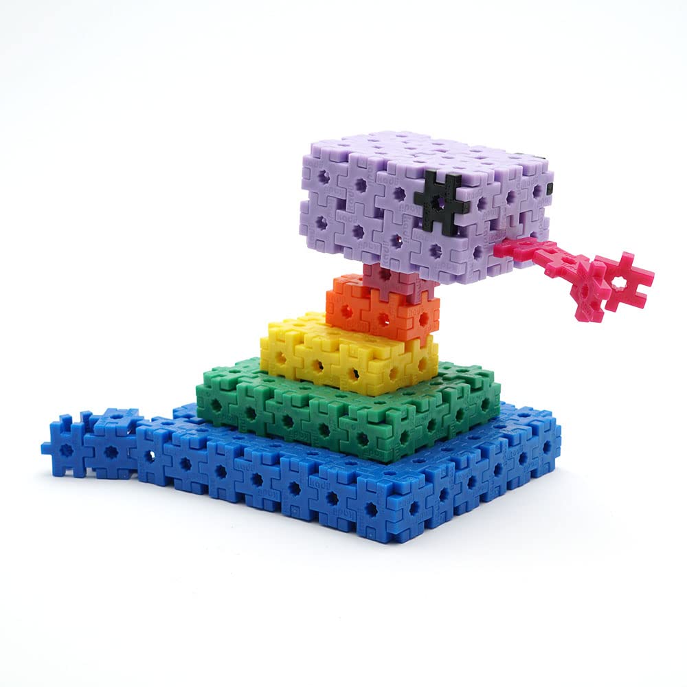 Incredibly Interconnectable Toys KADU Classic 1300 Piece Set - STEM/STEAM Building + Construction Toy, for Open + Imaginative Play
