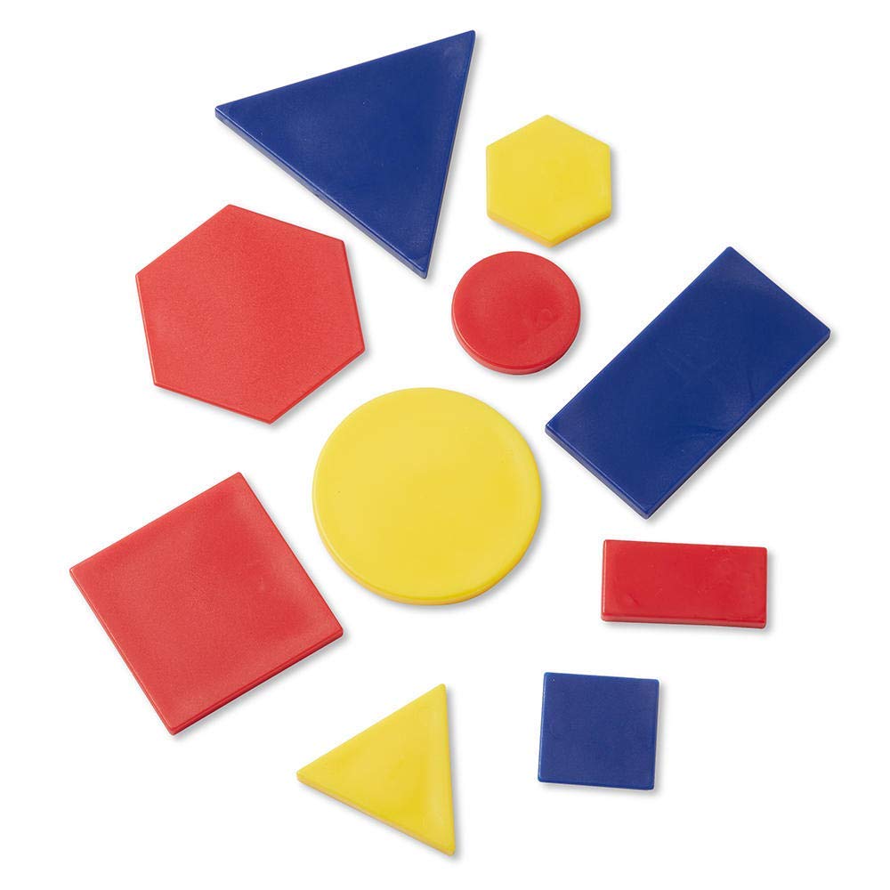 hand2mind 46393 Attribute Blocks Classroom Basics Kit - Set of 6 Trays