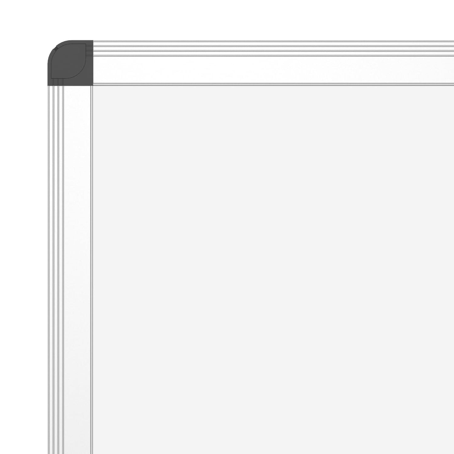 VIZ-PRO Dry Erase Board/Magnetic Whiteboard, 60 X 40 Inches, Silver Aluminum Frame