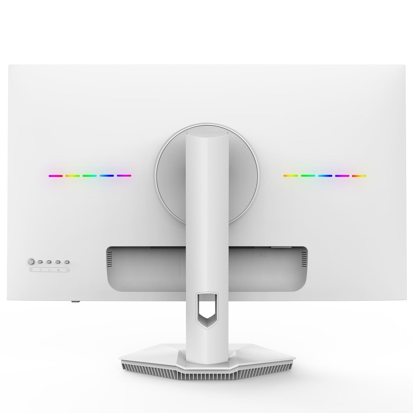 CRUA 27'' 4K Gaming Monitor, UHD 160Hz / FHD 320Hz Dual Mode IPS White Computer Monitors, Rotating/Pivot & Height-Adjustable, AMD FreeSync, Built-in Speakers, PIP/PBP, HDMI 2.1 & DP 1.4