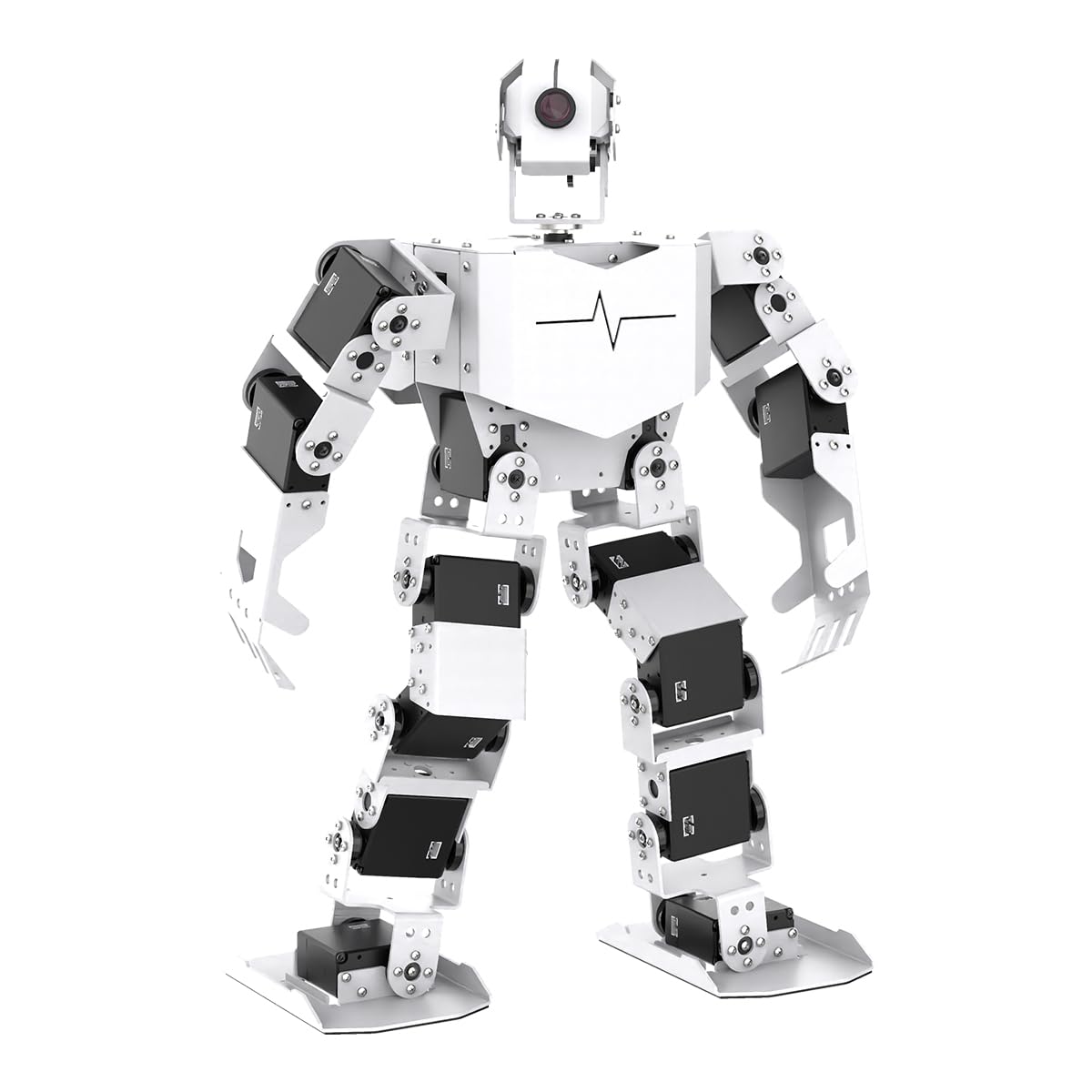 HIWONDER Humanoid Robot with ChatGPT Multimodal AI Models AI Embodied Intelligent Vision Scene Voice Understanding 20DOF Educational Robot Kit Python Programming, TonyPi Advanced & RaspberryPi 5 4GB