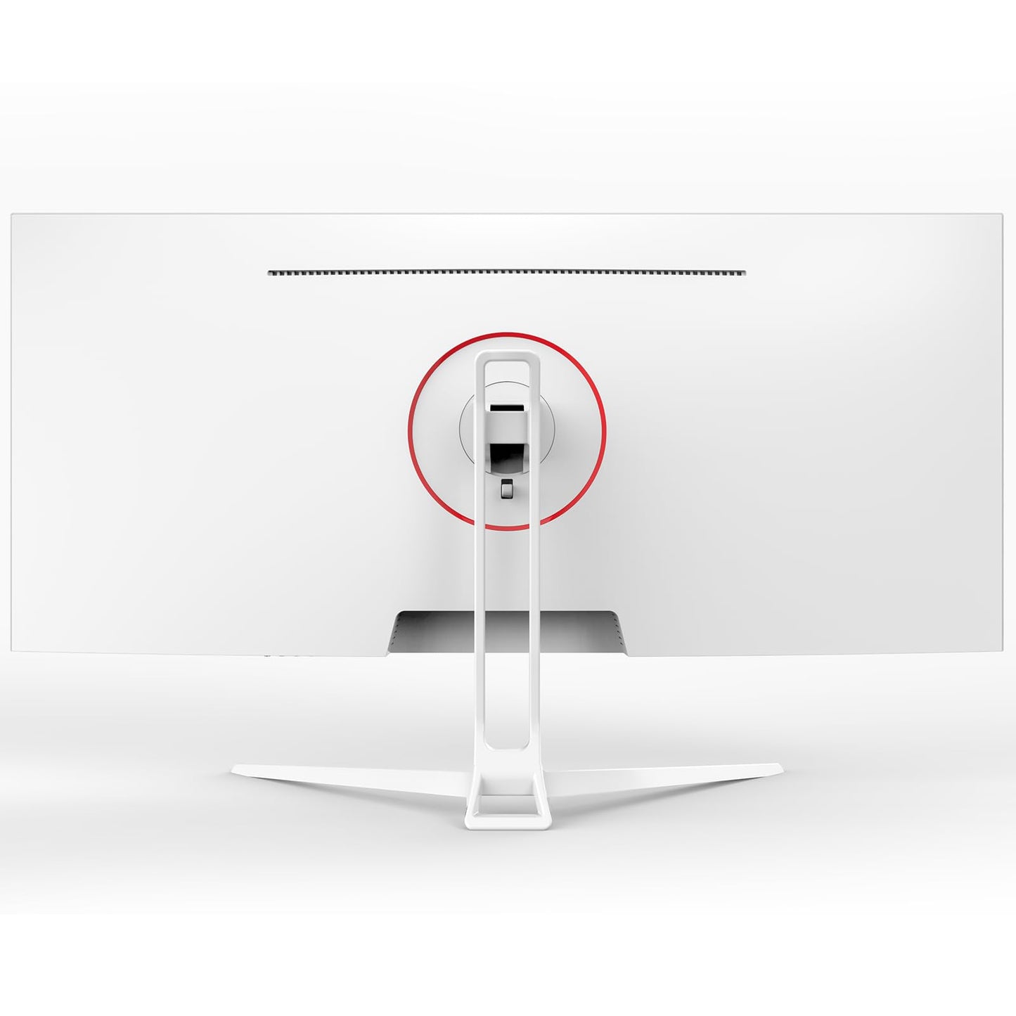 CRUA 34'' White Gaming Monitor, 165HZ/144HZ, WQHD(3440x1440P) IPS UltraWide Screen Computer Monitors with Built-in Speakers, Supports FreeSync, 120% sRGB, HDMI 2.0 & DP 1.4, Wall Mountable Installs
