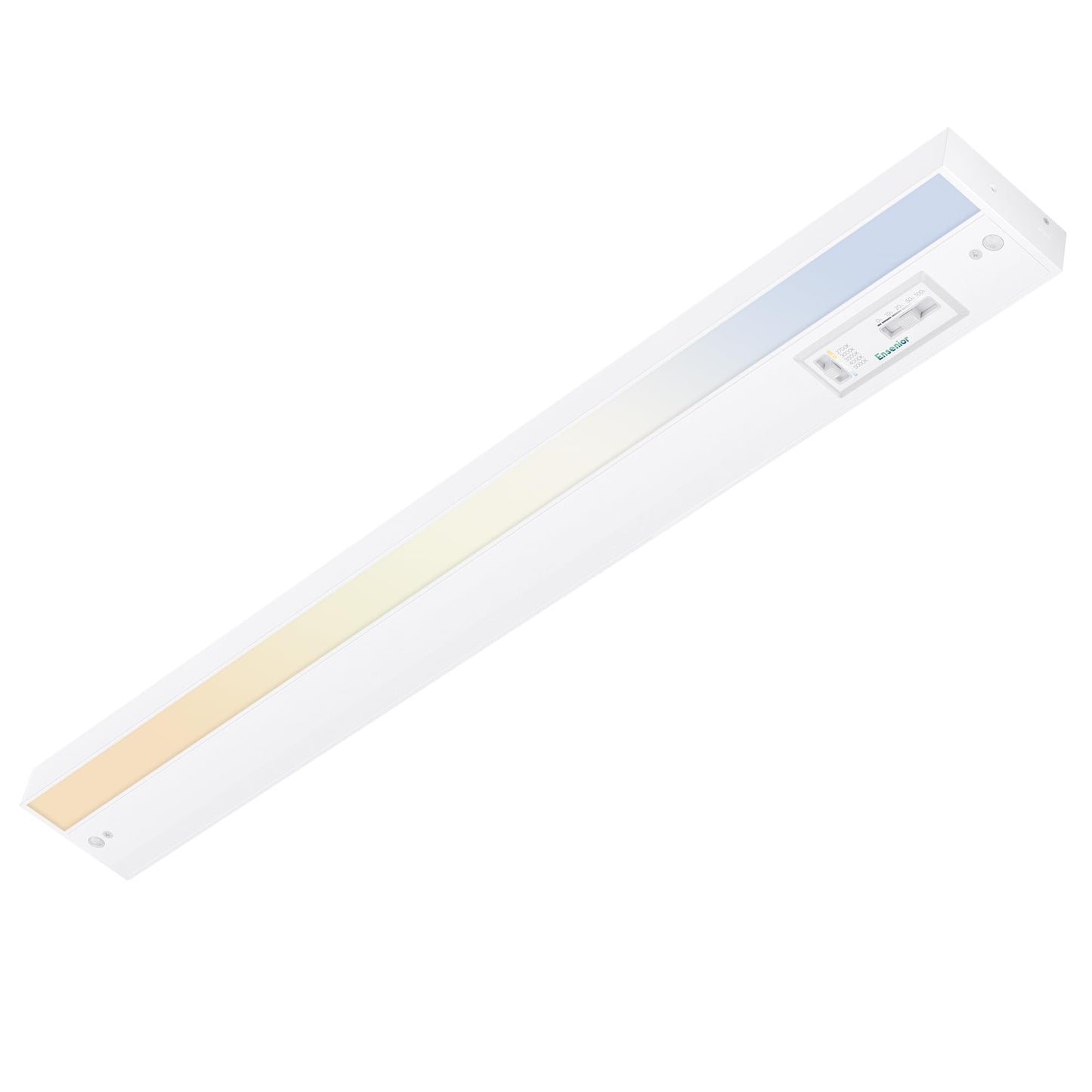 Ensenior 32 Inch LED Under Cabinet Lighting, 5CCT, 18W 1100LM, Dimmable, Aluminum, Hardwired, 1 Pack, Model CG1-
