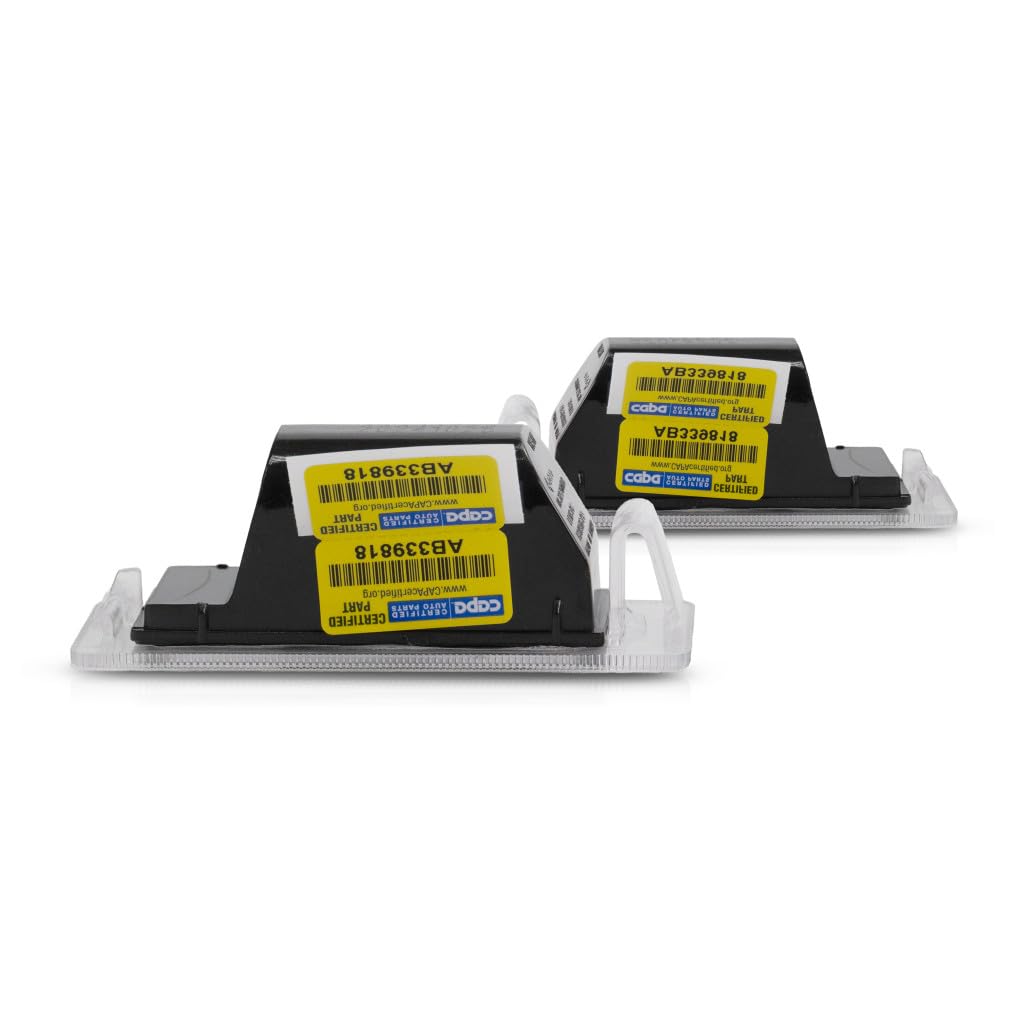 KarParts360 License Plate Light Unit Pair for GMC Acadia 2017-2019 | CAPA Certified | Replacement for GM2870100, GM2870100C