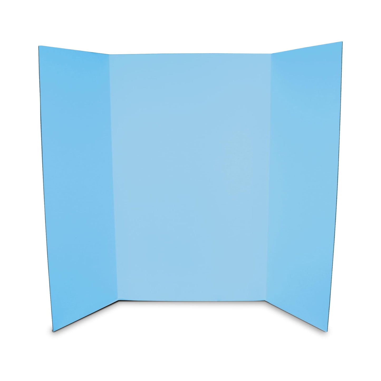 Flipside Products 36” x 48” Project Boards for Presentations, Science Fair, School Projects, Event Displays and Trifold Picture Board, Proudly Made in USA - Sky Blue - 10 Pack