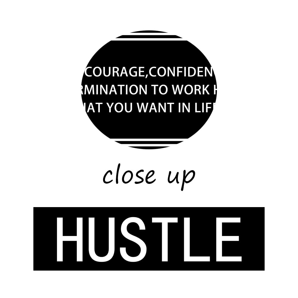 Mindset Hustle Success Inspirational Canvas Wall Art Office 3 Panel Print Motivational Poster Painting Modern Inspiring Artwork for Home Living Room BedRoom Gym Decor Ready to Hang [36''Wx 16''H]
