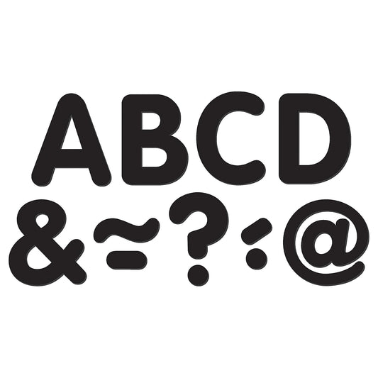 Black Classic 2" Magnetic Letters (TCR77188)