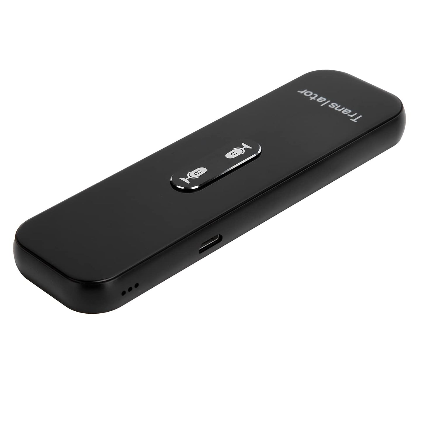 LOCADENCE Language Translator Device, Portable Instant Translator, Translator Intelligent Voice Bt Translator for Travel Business Learning (All Black)