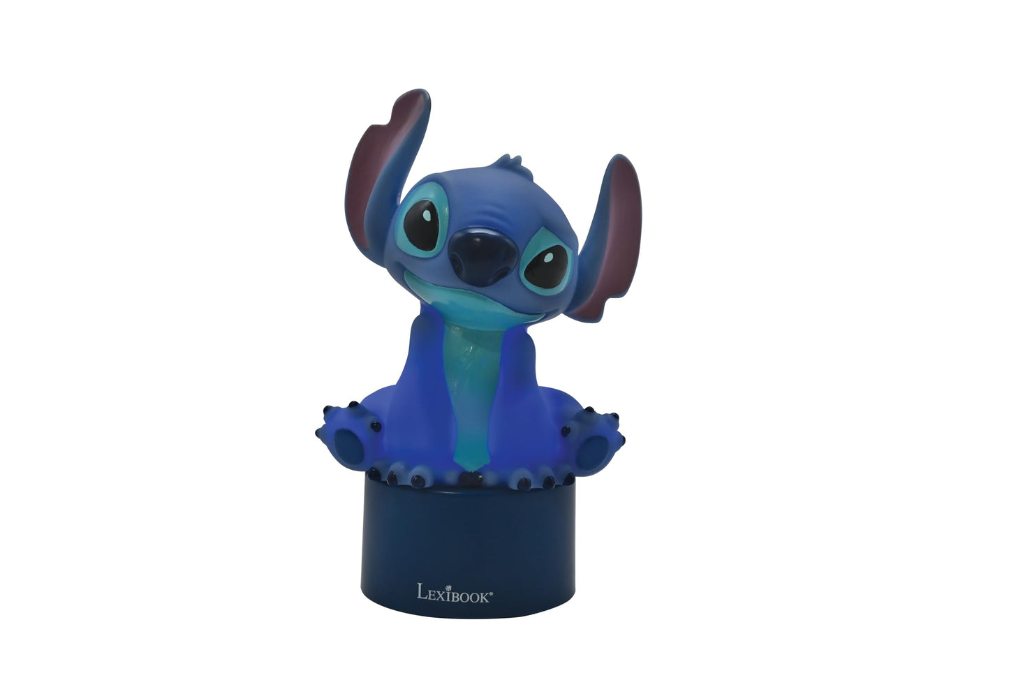 LEXiBOOK Disney Stitch Nightlight Speaker Color Change Small Blue NS01D