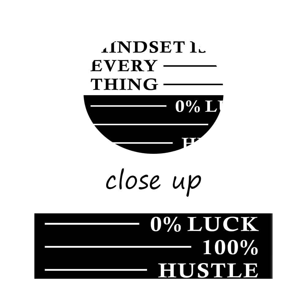 Inspirational Wall Art Home Decor Motivational Mindset Picture Poster Inspiring Positive Quotes Canvas Painting Print Artwork for Modern Bedroom Living Room Office Stretched and Framed [12''W x 18''H]