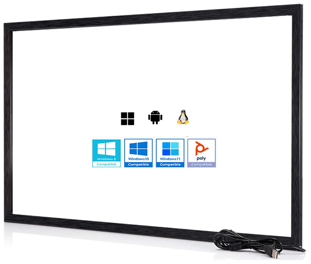 Chengying 98 inch Multi-Touch Infrared Touch Frame - IR Touch Panel - 98" Infrared Touch Screen Overlay - USB Interface - HID Compatible