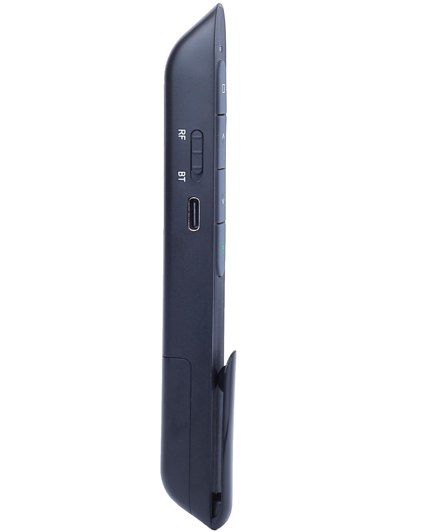 TITIANCOOL Wireless Presenter Remote with Green Light, Rechargeable PowerPoint Clicker for Mac Windows PC, 2.4GHz USB & Bluetooth, 656ft Range