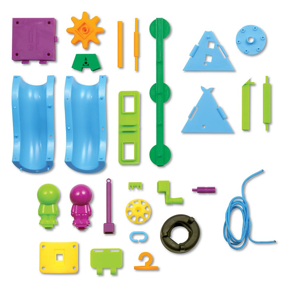 Learning Resources Playground Engineering & Design Building Set - Building Toys for kids Ages 4-8, Toddler STEM Toys, Classroom STEM Activities, Engineering for Kids, Creative Construction Toy