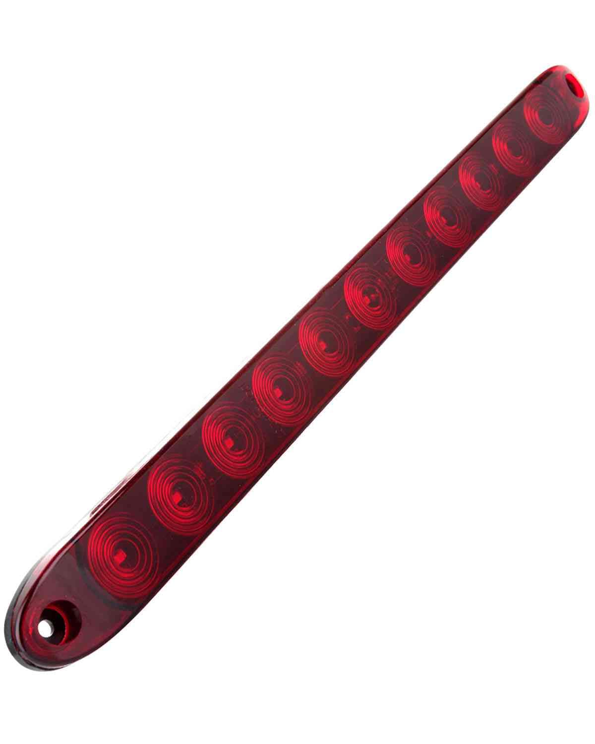 cciyu 15in LED Red Light Trailer Tail Light Bar, Polycarbonate, Stop Turn Tail Light, Red Lens