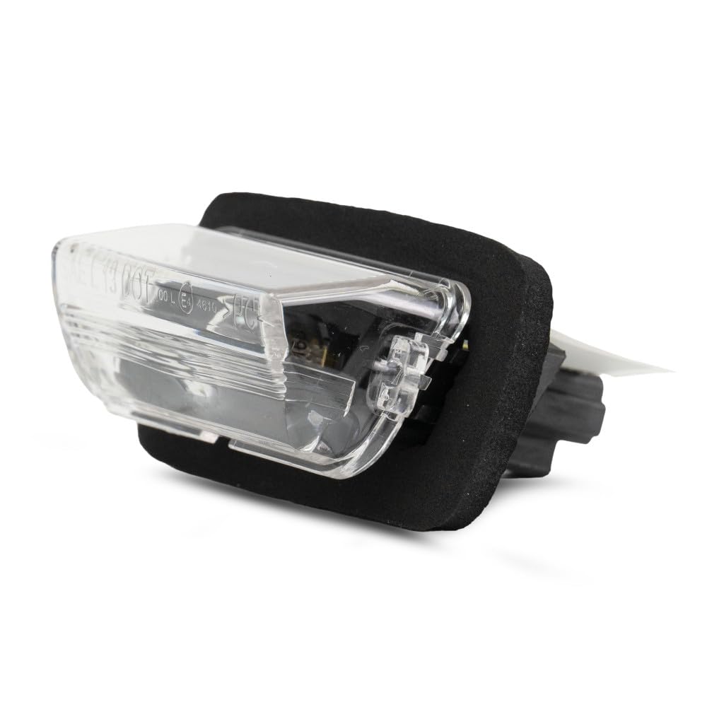 KarParts360 License Light Assembly for Toyota Camry 2012-2017, CAPA Certified, Driver or Passenger Side, Model CLX-M0-312-2109N-AC-CL