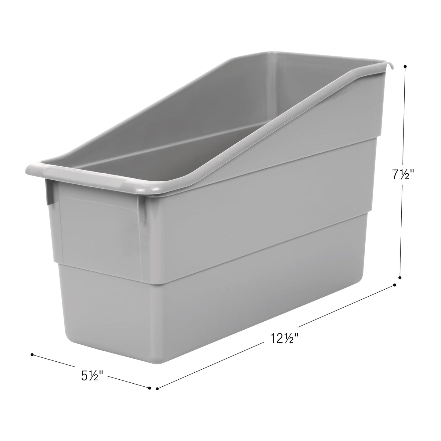 Really Good Stuff Durable Book and Binder Holders 12 Pack - Ideal for Narrow or Vertical Storage Needs - Book, Magazine, File Folder, and Binder Holders - Classroom Organization Made Easy