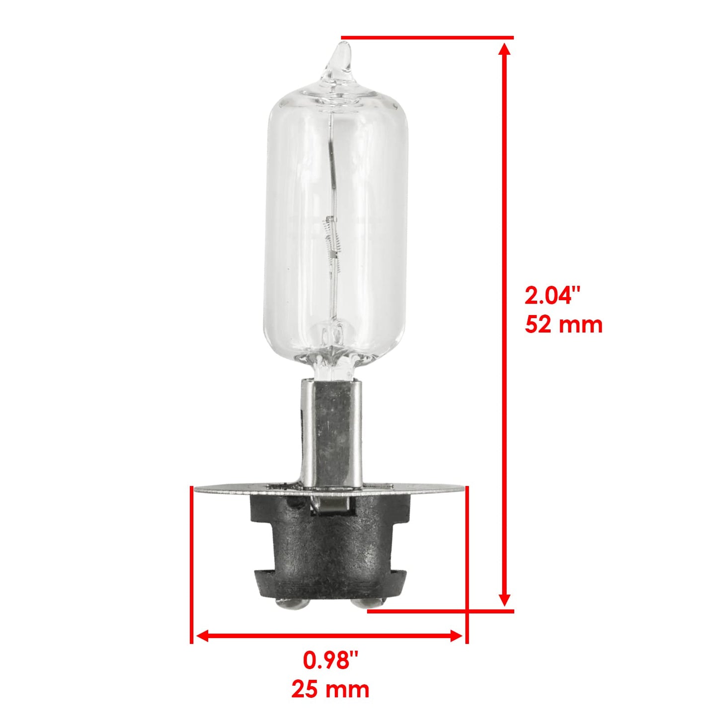 Caltric Halogen Headlight Bulb for Yamaha Grizzly 660 YFM660F 2002-2008